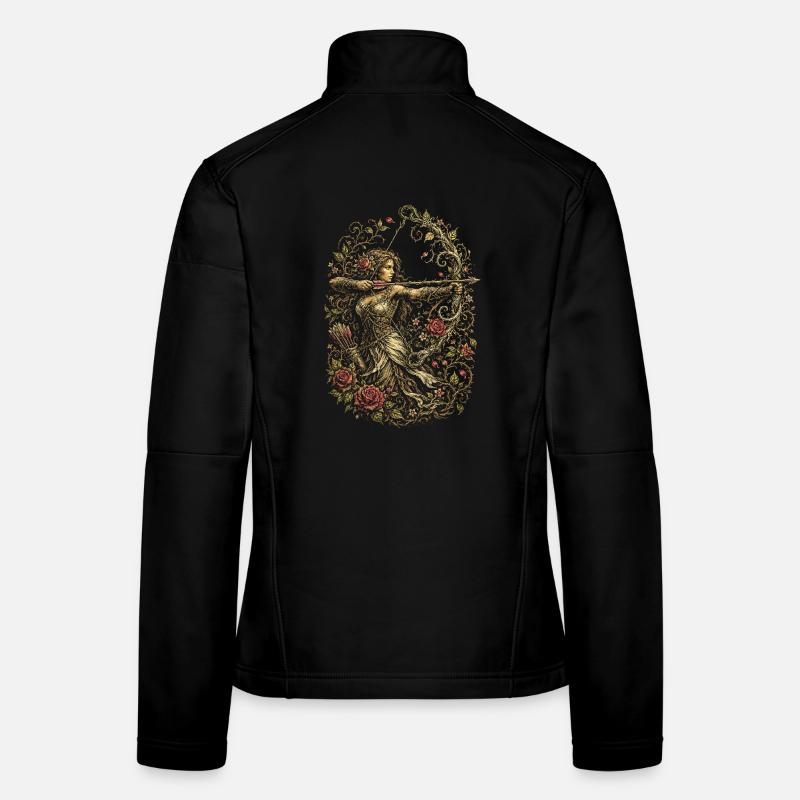 Bogenschießen Bogenschütze Frauen Softshelljacke