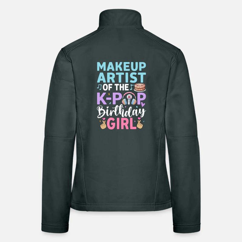 Anniversaire de la maquilleuse de The K Pop Veste en tissu softshell Femme