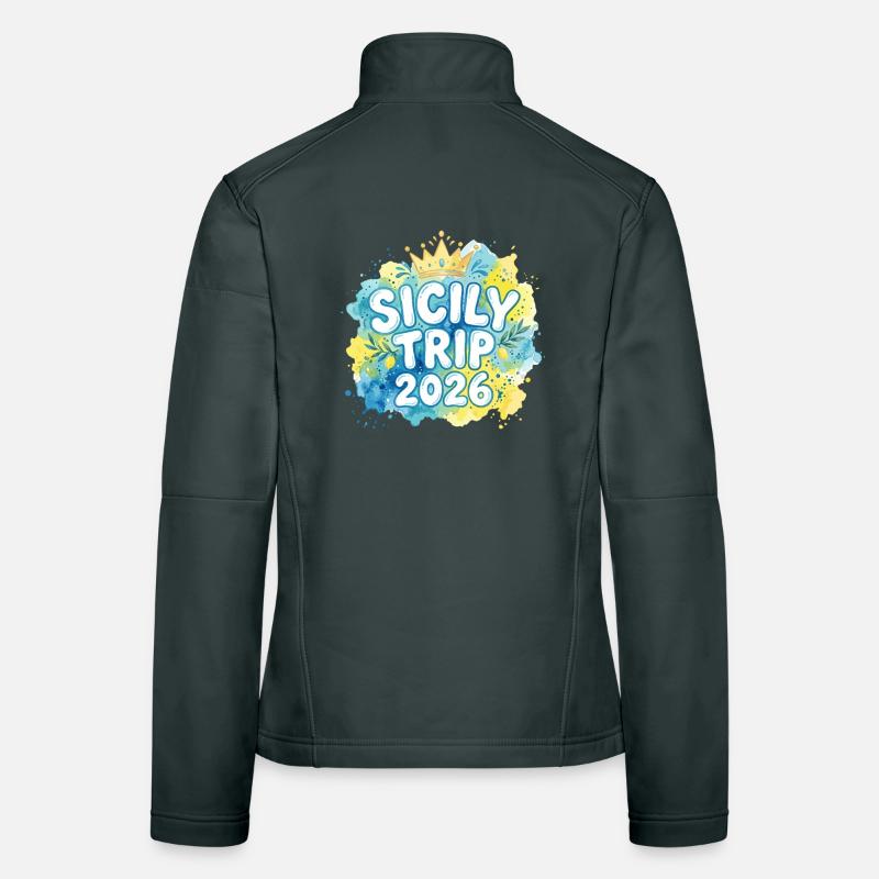 Sicily Vacation 2026 Women's Softshell Jacket