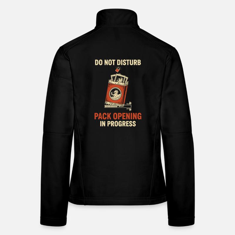 Ne pas interrompre l’ouverture de paquets en cours de trading Veste en tissu softshell Femme
