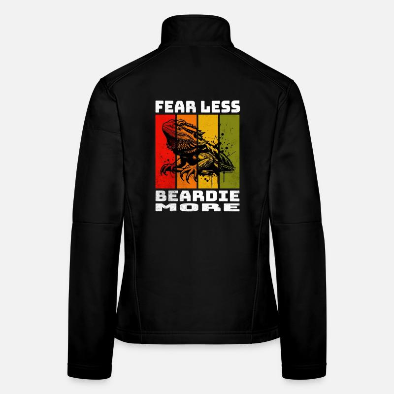 Dragon barbu Veste en tissu softshell Femme