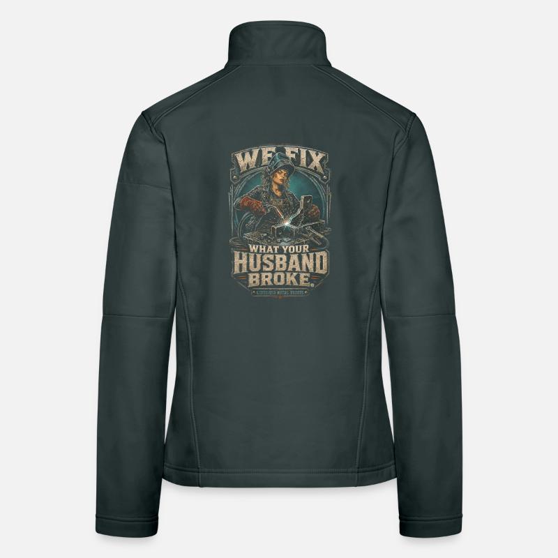Welder Welding Specialist Women's Softshell Jacket