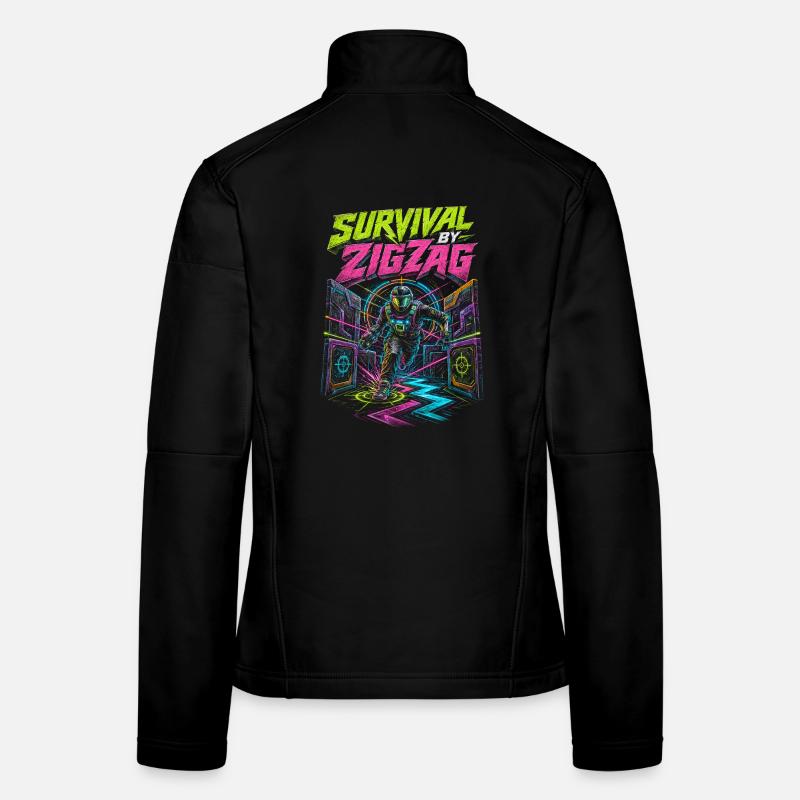 Laser Tag Survival By Zigzag Women's Softshell Jacket