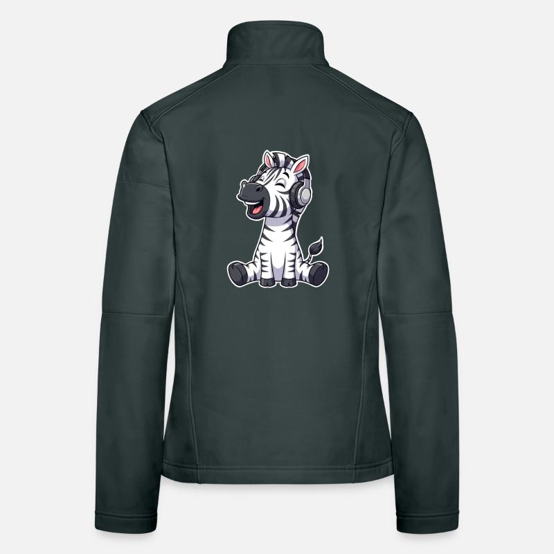 Zebra Music Women's Softshell Jacket