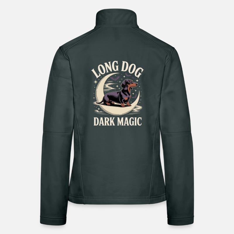 Dark Magic Dackel Frauen Softshelljacke