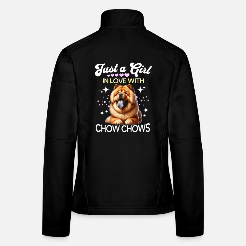 Fille Chowchow Veste en tissu softshell Femme