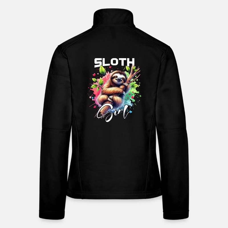 Sloth Girl Sloth Women's Softshell Jacket