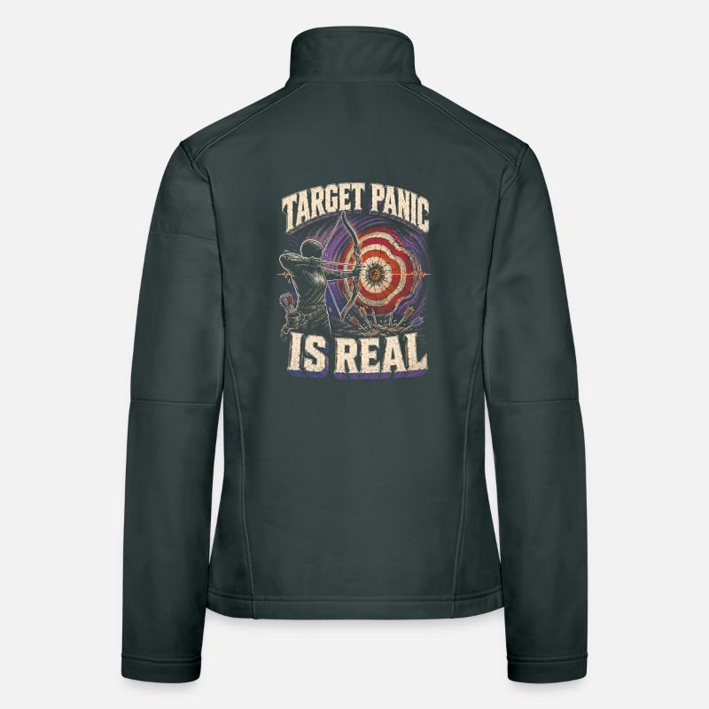 Archery Archer Target Panic Is Real Women's Softshell Jacket