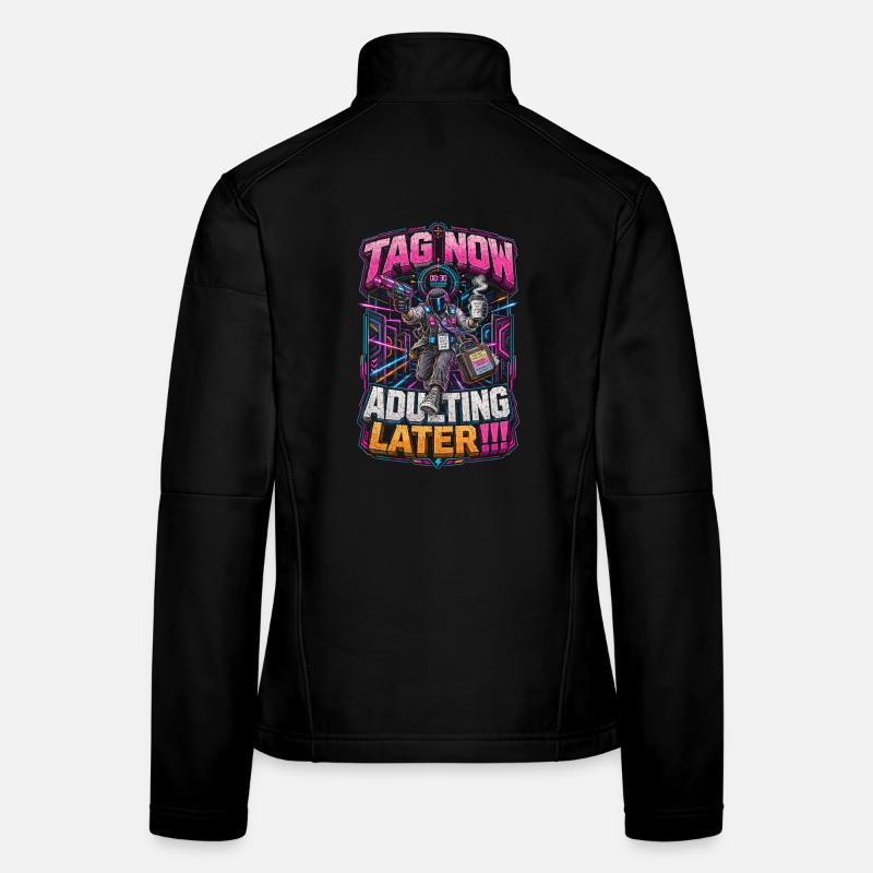 Laser Tag maintenant adulte plus tard Veste en tissu softshell Femme