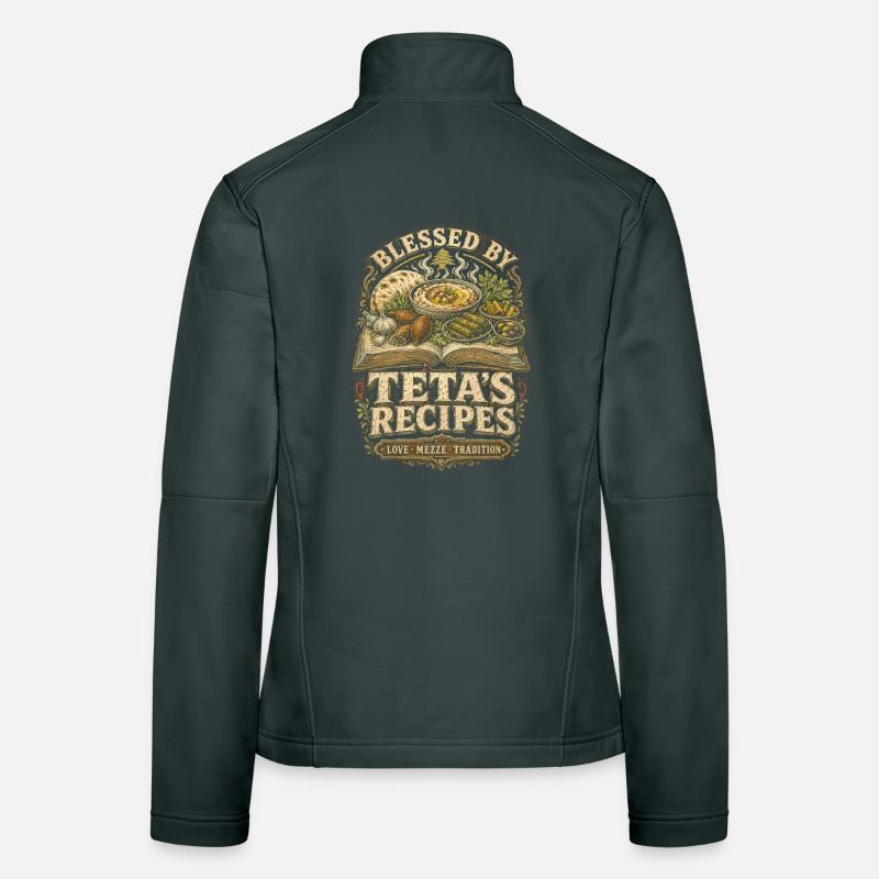 Recettes de tetas libanais libanaises Veste en tissu softshell Femme