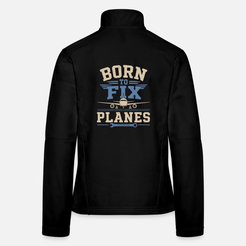Luftfahrt Ingenieur Flugzeugtechnik Wartung Frauen Softshelljacke