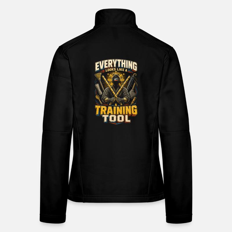 Escrima Arnis Kampfsport Frauen Softshelljacke