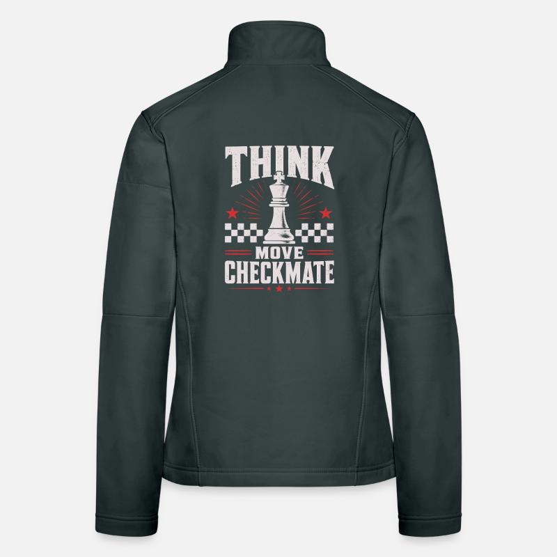 Échecs Échec et mat Pensez à Chemise Move Veste en tissu softshell Femme
