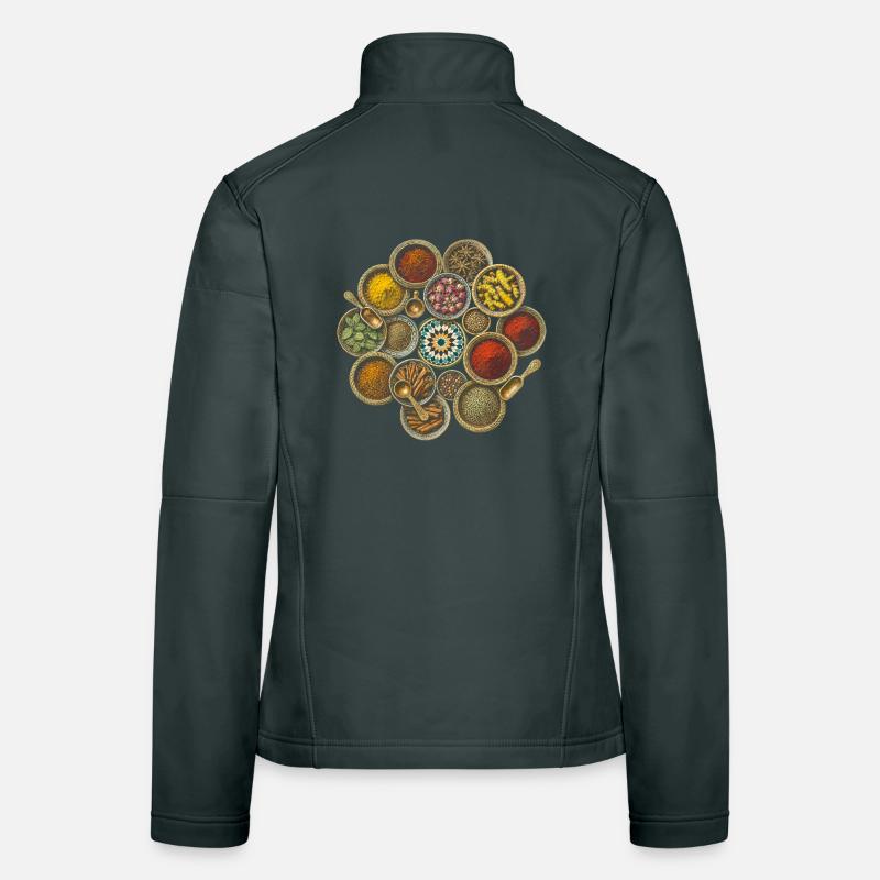 Moroccan Morocco Moroccan Spices Women's Softshell Jacket