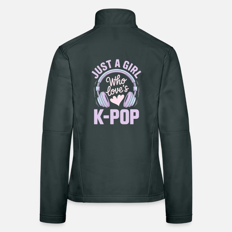 k pop Women's Softshell Jacket