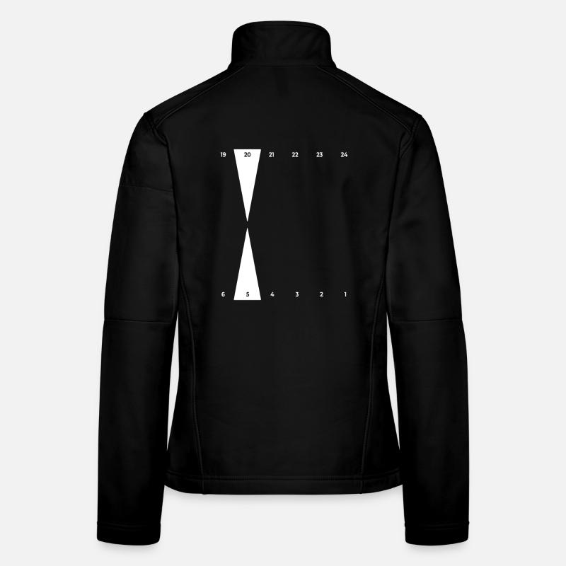 Backgammon | Golden Point Frauen Softshelljacke