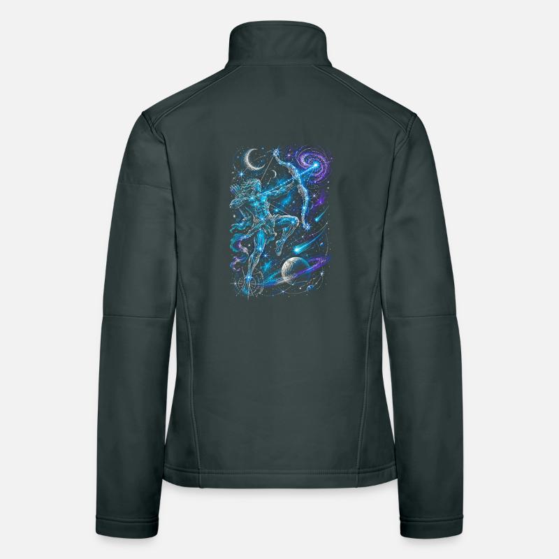 Bogenschießen Bogenschütze Sternbild Frauen Softshelljacke