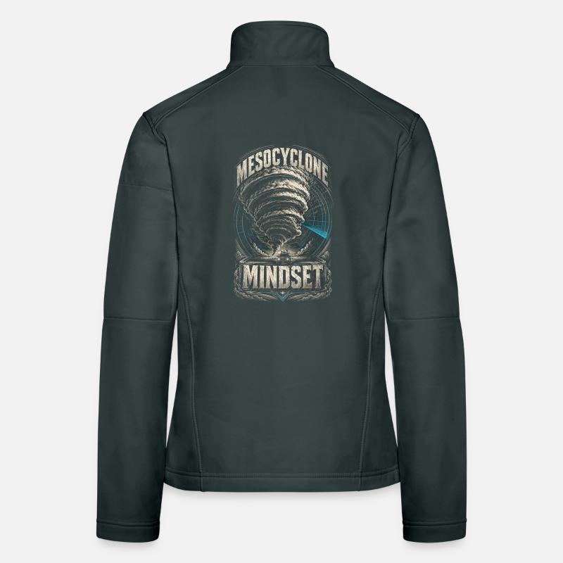 Sturmjäger Meteorologe Mesocyclone Mindset Frauen Softshelljacke