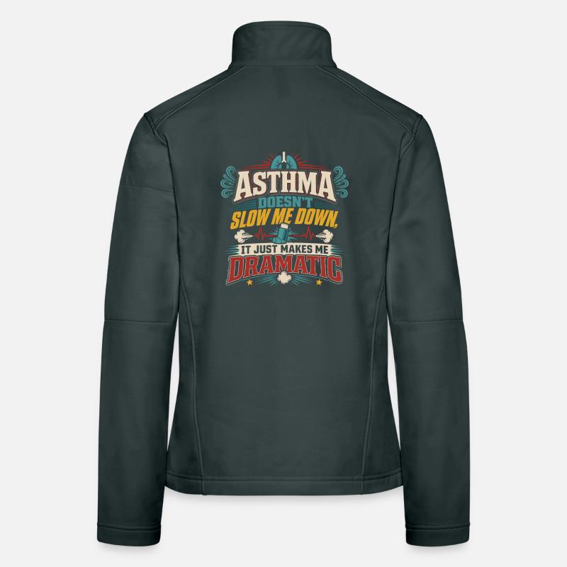 Asthma Asthmatiker Frauen Softshelljacke