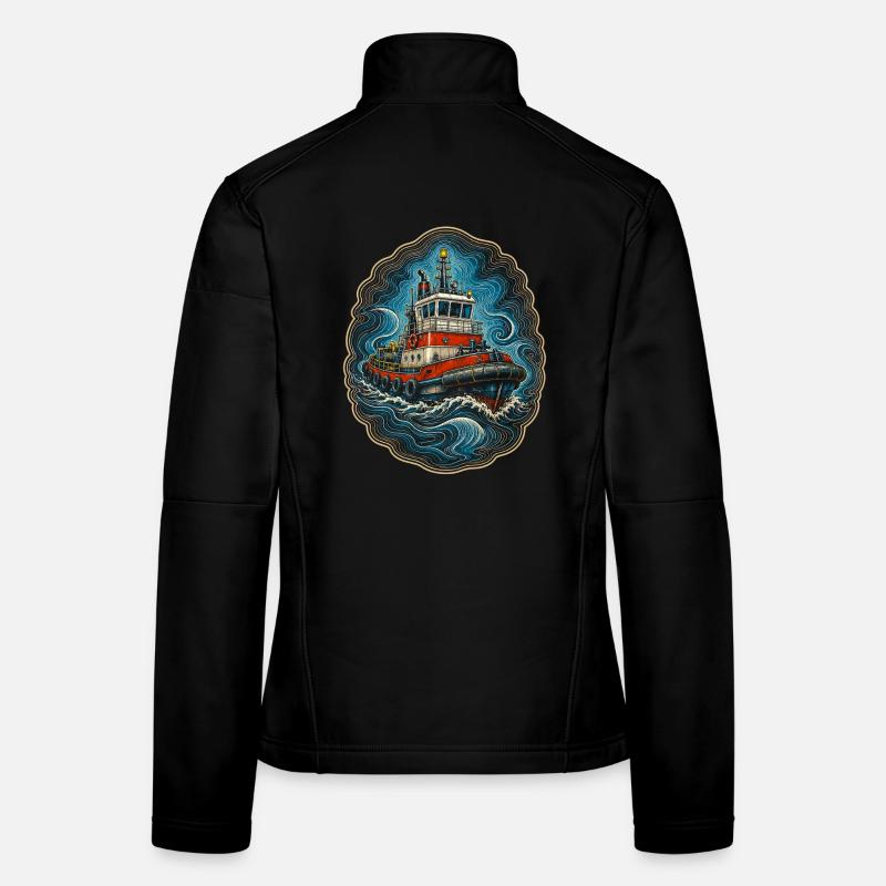 Schleppschiffe Schlepper Frauen Softshelljacke
