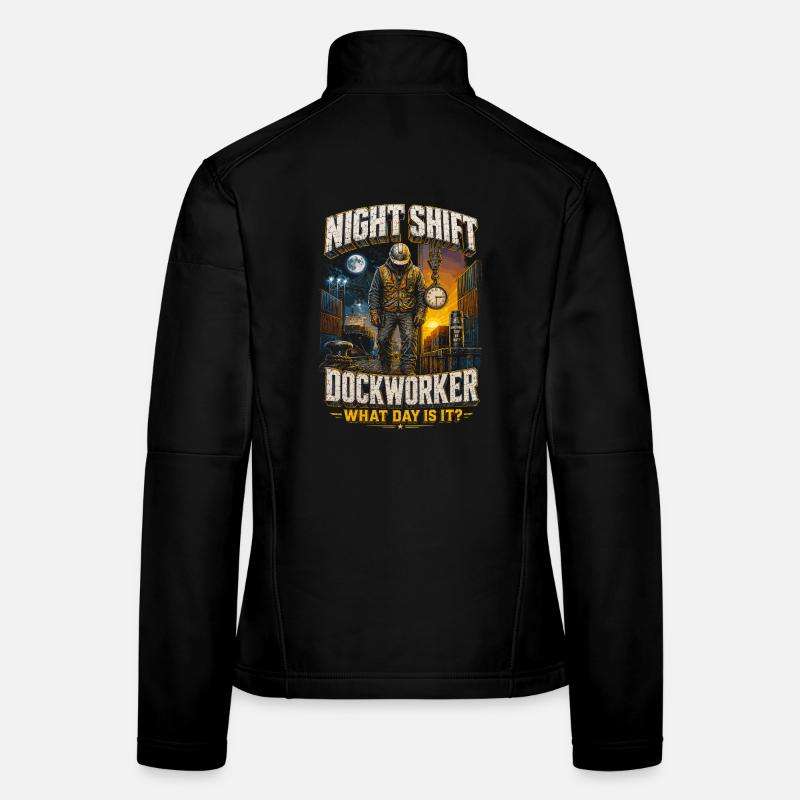 Hafenarbeiter Night Shift Dockworker Women's Softshell Jacket