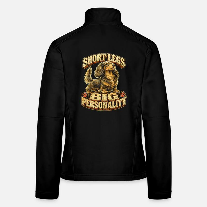 Dachshund, wire-haired dachshund, long-haired dachshund Women's Softshell Jacket