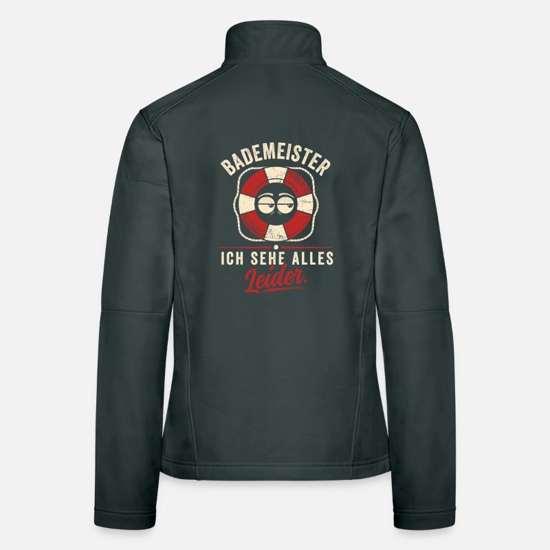 Ich sehe alles. Leider. Frauen Softshelljacke