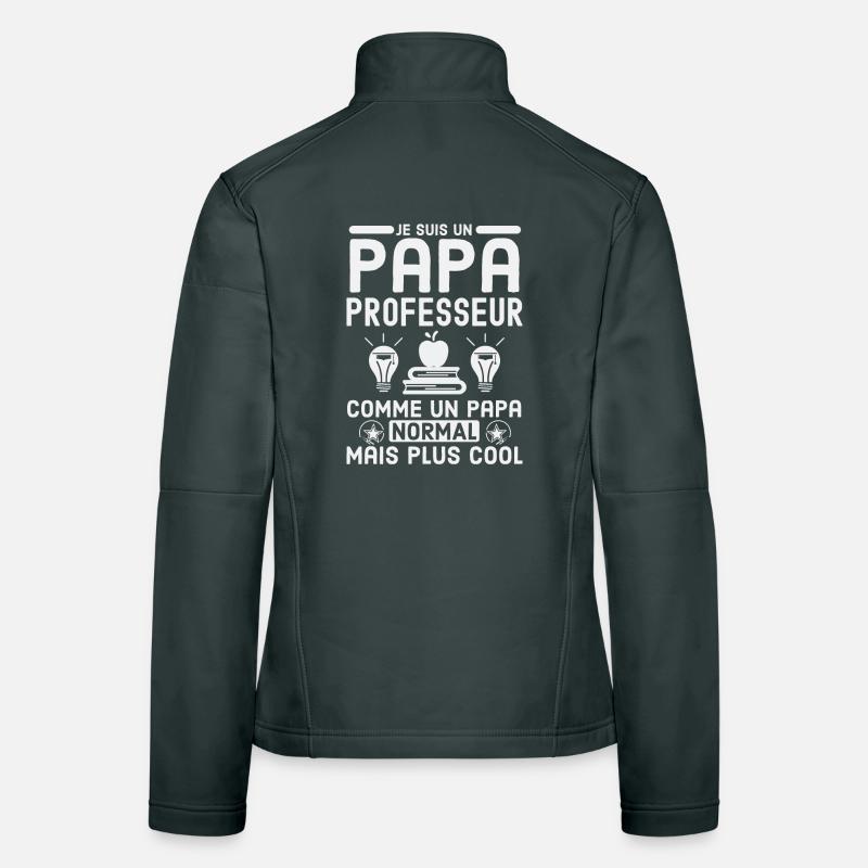 Papa professeur 2 Veste en tissu softshell Femme