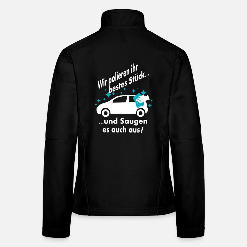 Car Laundry Women's Softshell Jacket