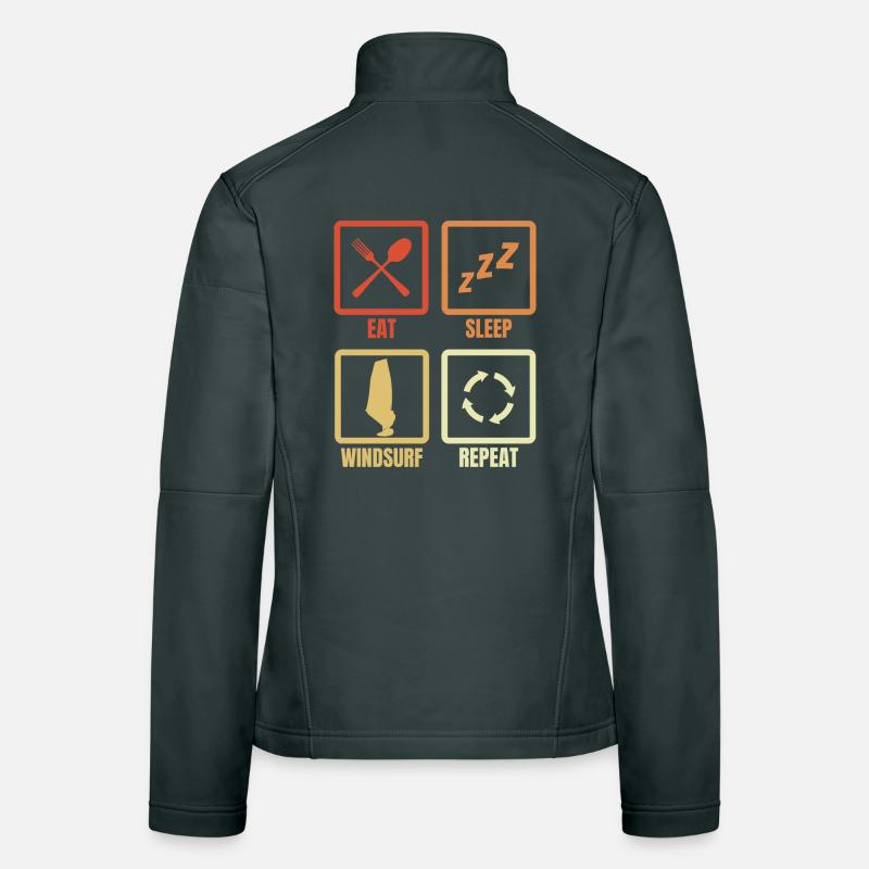 Windsurfen Zeitplan Frauen Softshelljacke