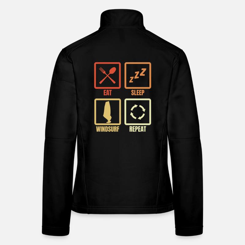 Windsurfing Schedule Women's Softshell Jacket
