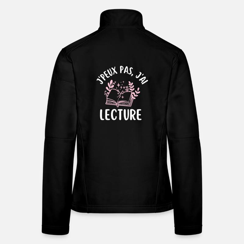 Women's Reading Book Design Women's Softshell Jacket