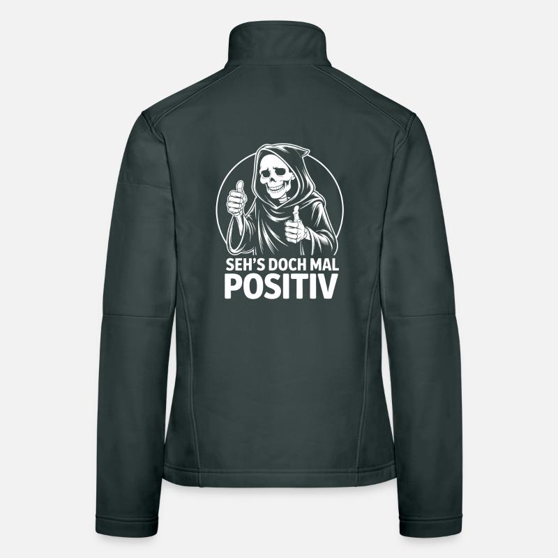 Positiv Grim Reaper Frauen Softshelljacke