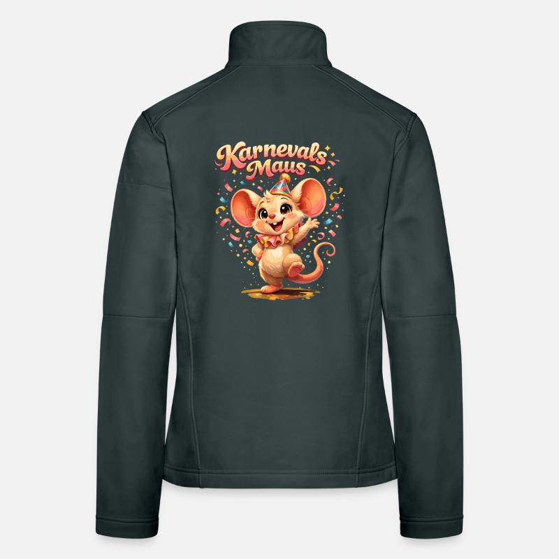 Karnevalsmaus Kostüm – Karneval Outfit Köln Frauen Softshelljacke