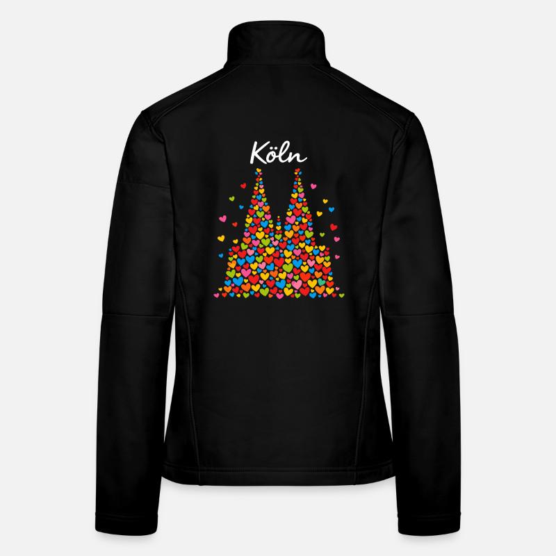 Cologne Carnival Alaaf Confetti Gift Women's Softshell Jacket