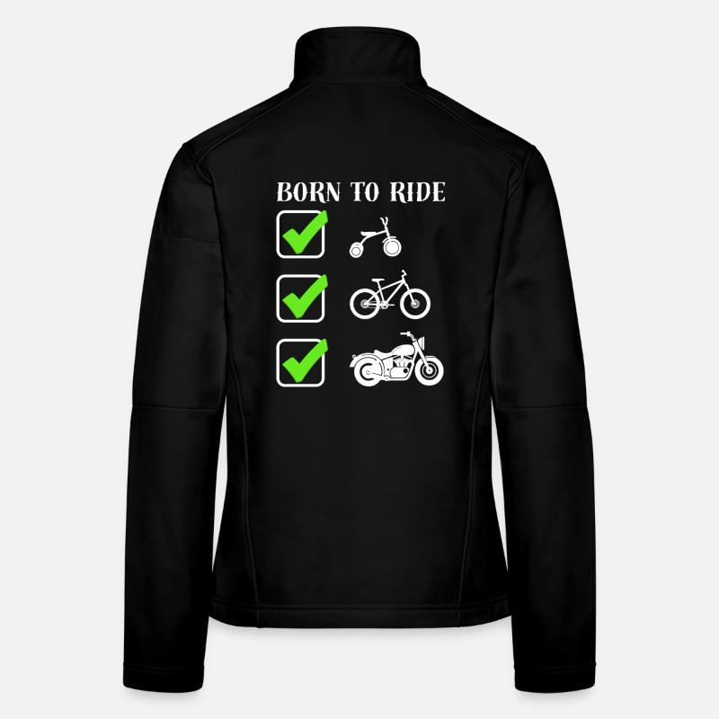 Born to ride Frauen Softshelljacke