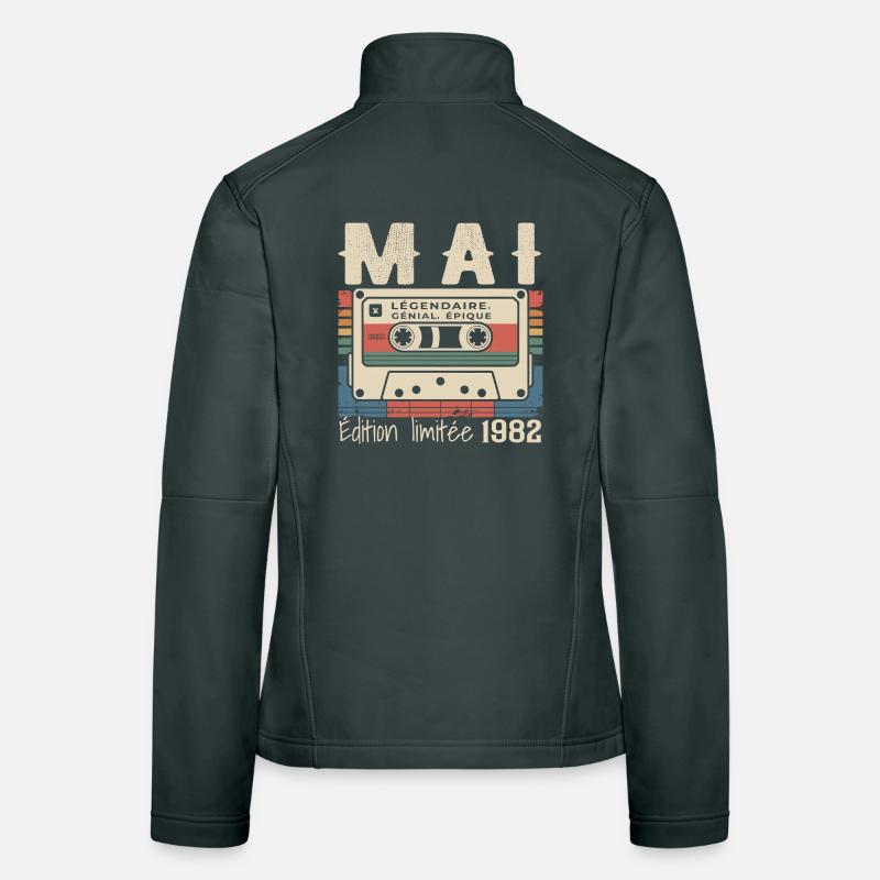 Mai 1982 Veste en tissu softshell Femme