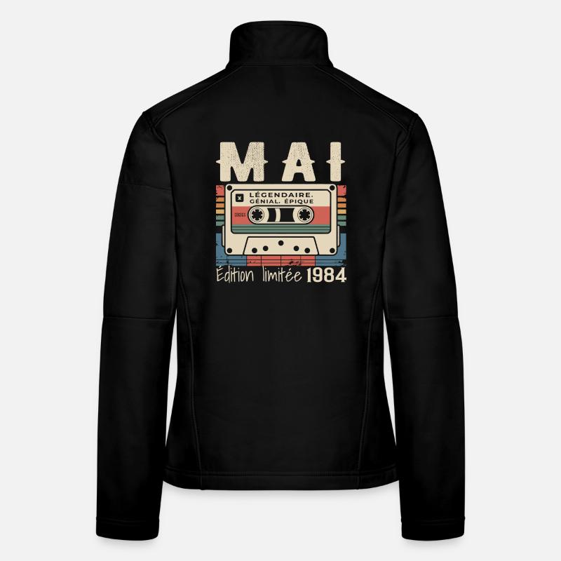 Mai 1984 Veste en tissu softshell Femme