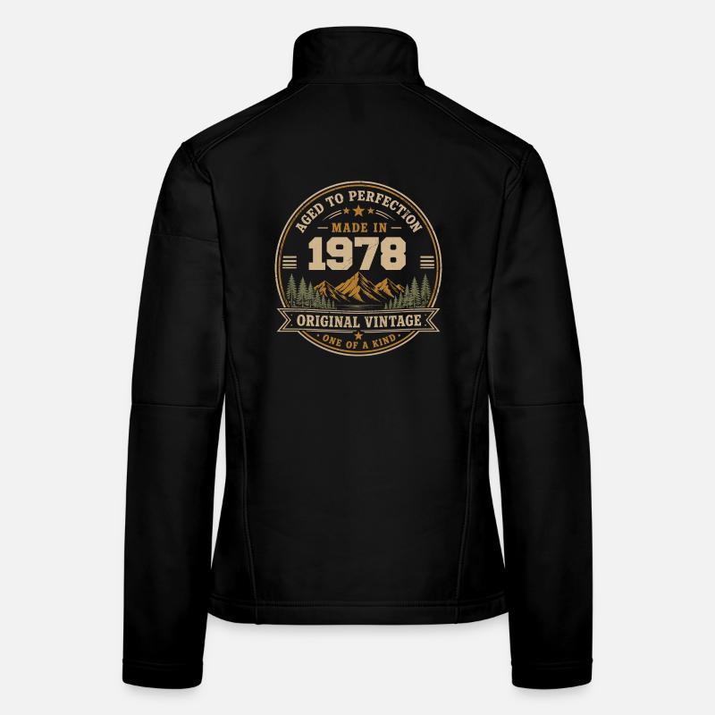 1978 Retro 1978 Vintage 1978 Gift 1978 Women's Softshell Jacket