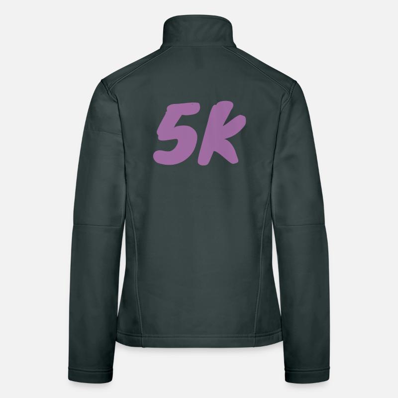 5K_slow runners Women's Softshell Jacket