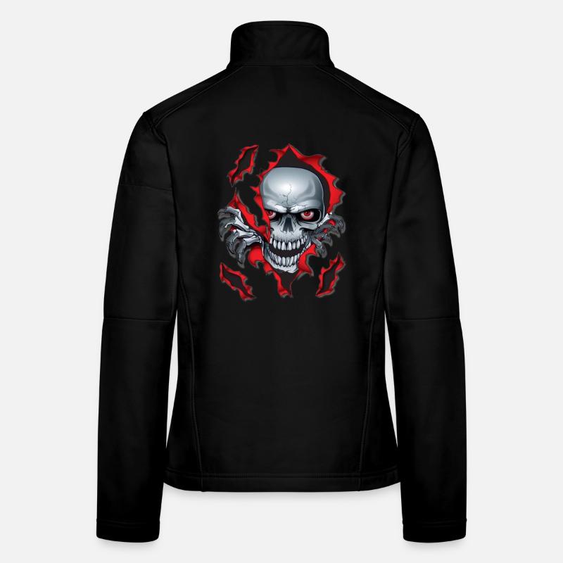 Skull Veste en tissu softshell Femme