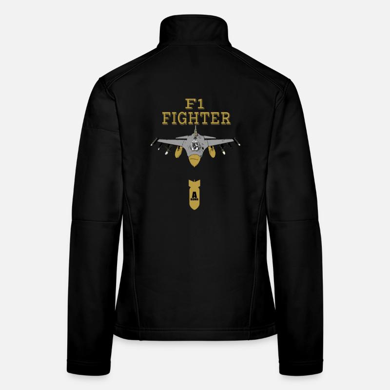 Kampfflugzeug Frauen Softshelljacke