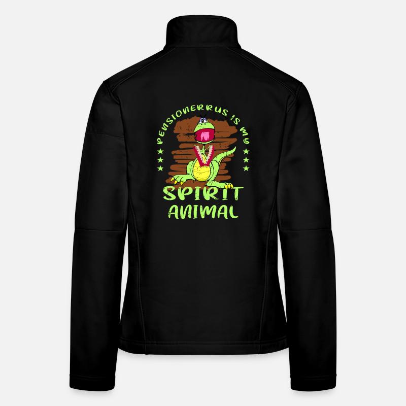 Rentner Dinosaurus Frauen Softshelljacke