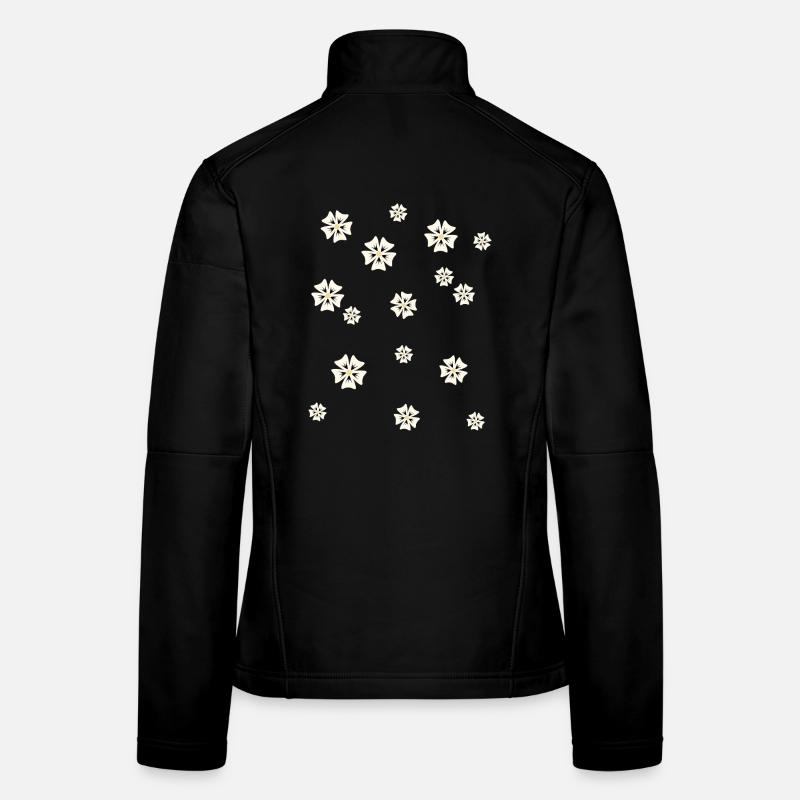 Floral pattern in a simple style Women's Softshell Jacket