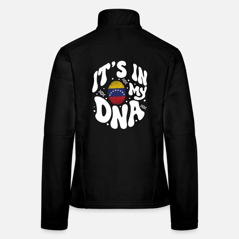 Venezolanische DNA Venezuela Flagge Hispanisch Frauen Softshelljacke