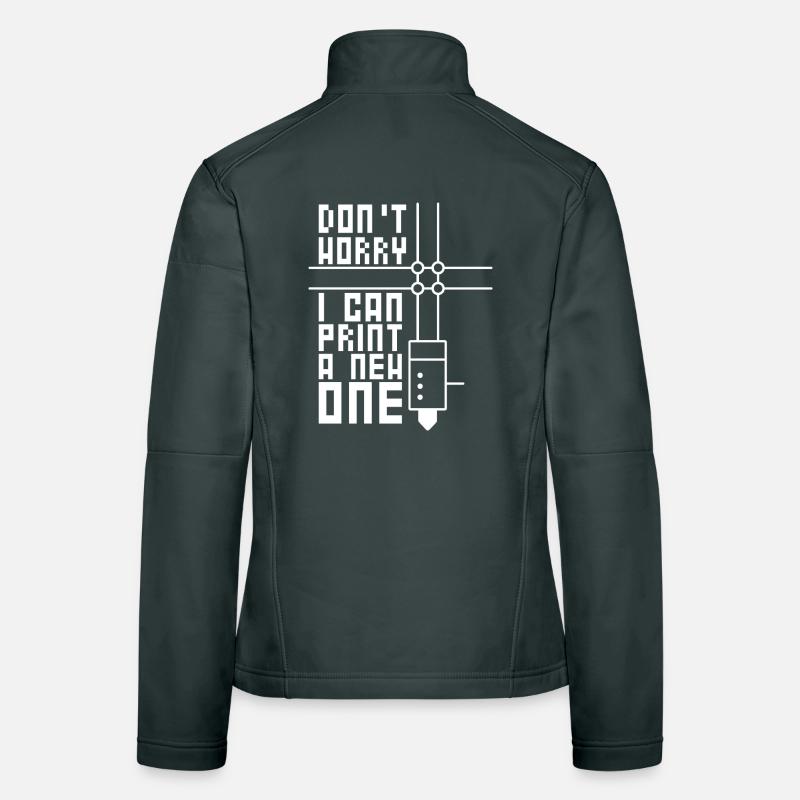 Impression 3D filament 3D d'imprimante 3D Veste en tissu softshell Femme