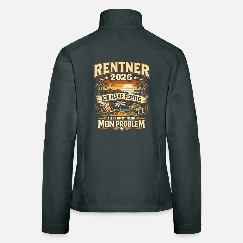 Pensions cadeaux d’adieu 2026 Veste en tissu softshell Femme