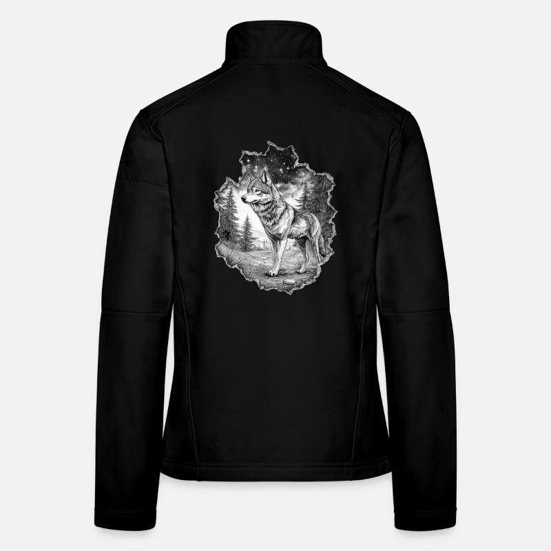 Loup Veste en tissu softshell Femme