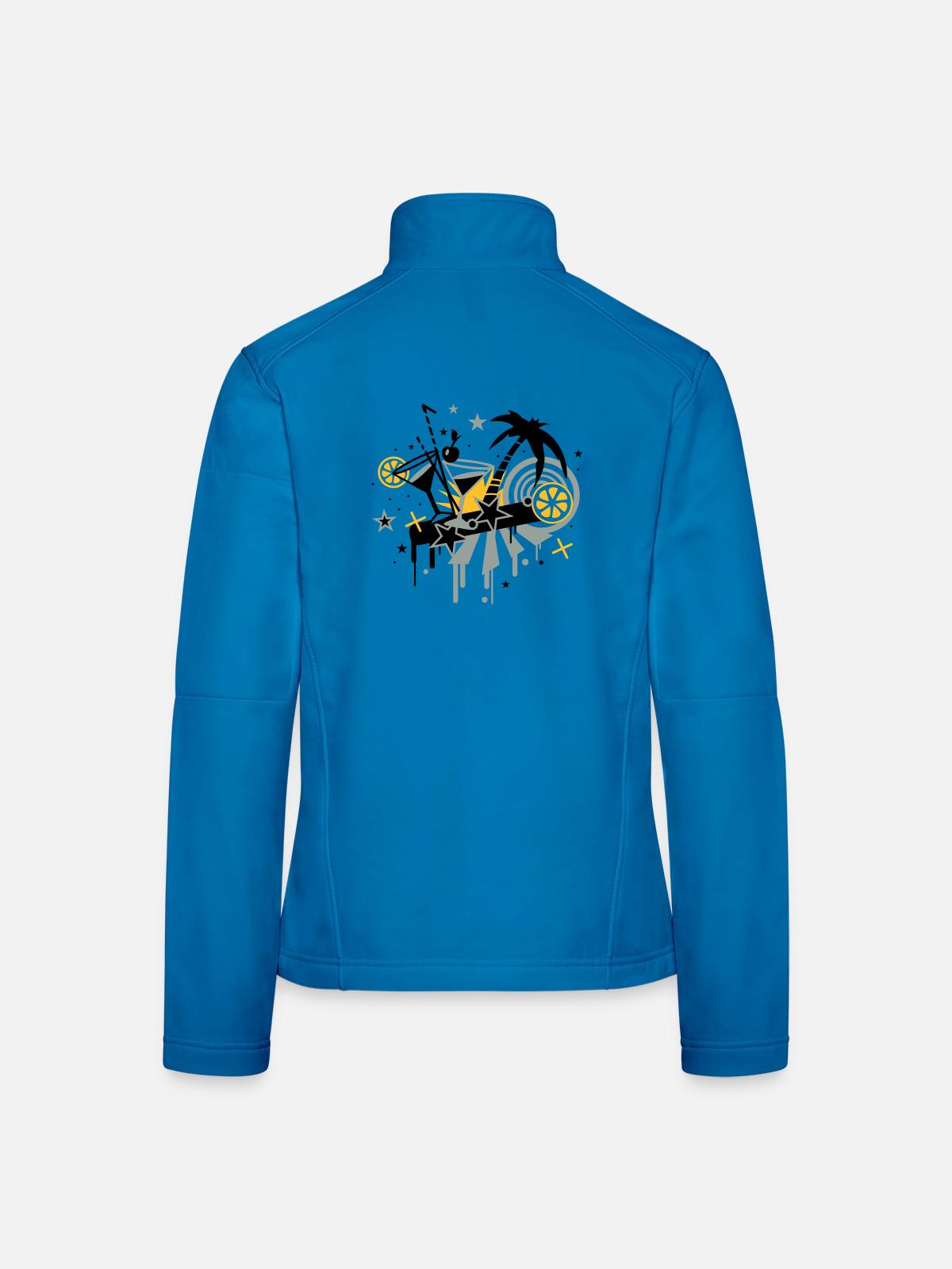 cocktail_bar - Women's Softshell Jacket - black - Back