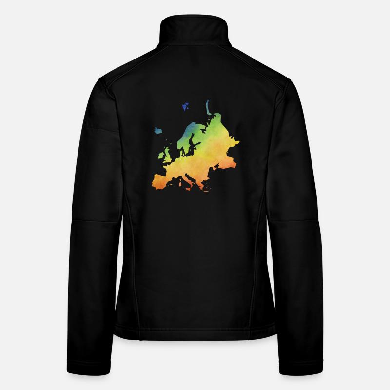 europe Veste en tissu softshell Femme